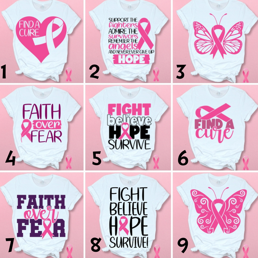 Breast Cancer Awareness- 27 Designz Available