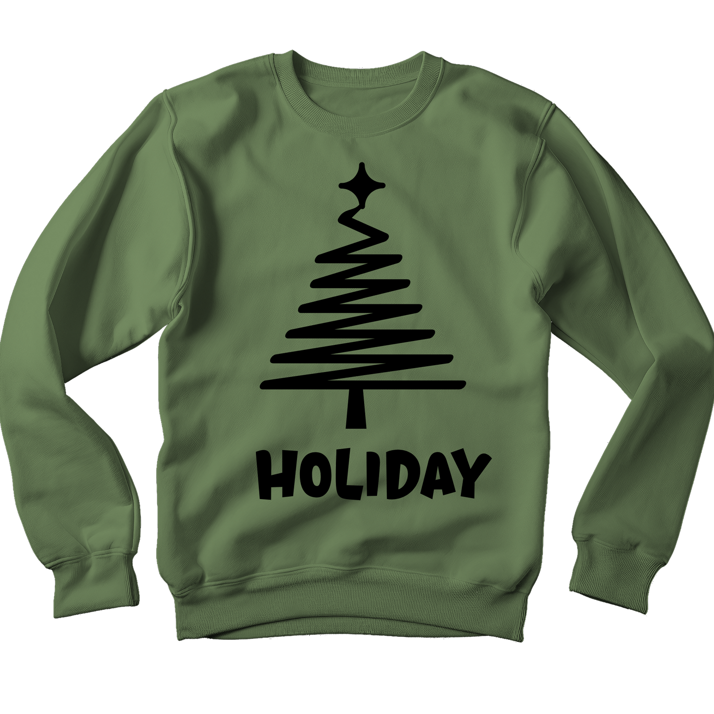 Green Christmas Tree Sweatshirt