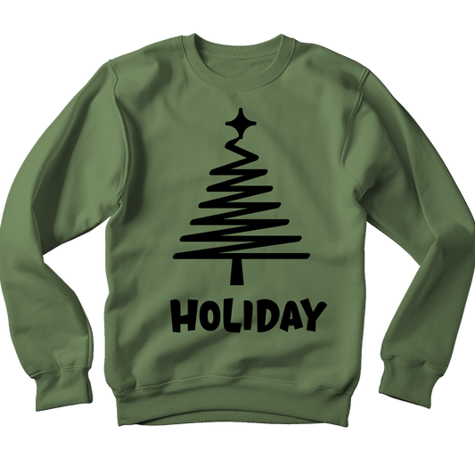 Green Christmas Tree Sweatshirt