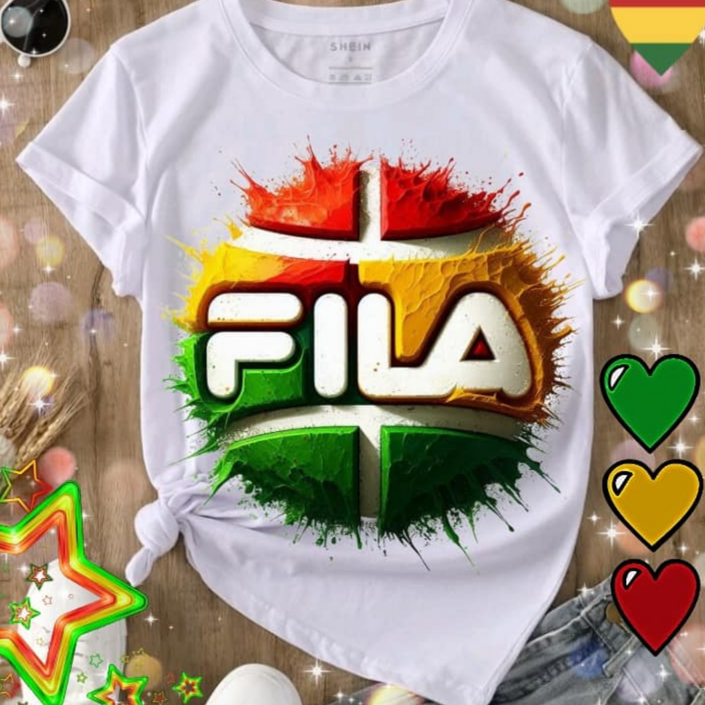 Reggae style! Brand Inspired T-shirt (White)