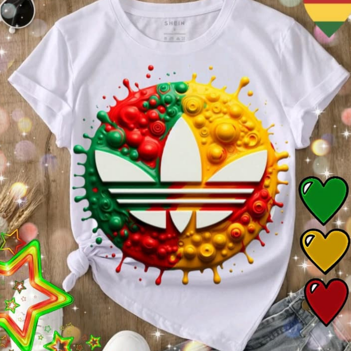 Reggae style! Brand Inspired T-shirt (White)