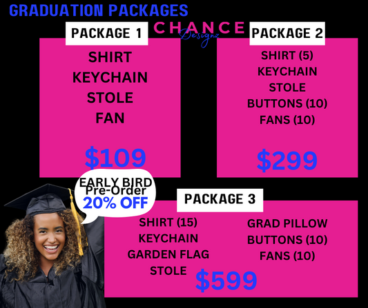 GRADUATION PACKAGE 1 - EARLY BIRD SPECIAL 20% OFF ALREADY UPDATED