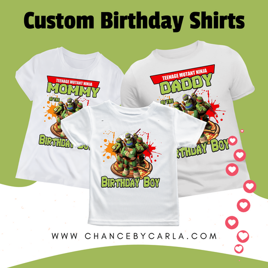Custom Party T-shirt Bundle Order