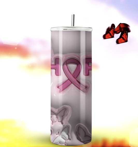 HOPE Breast Cancer Awareness Tumbler